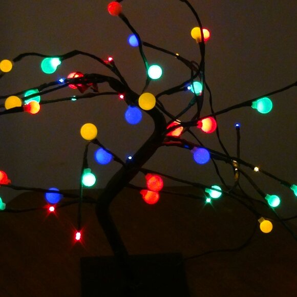 River of Goods Blooming Cherries LED Tree 18" Connected with 20ft Cord - Picture 6 of 12